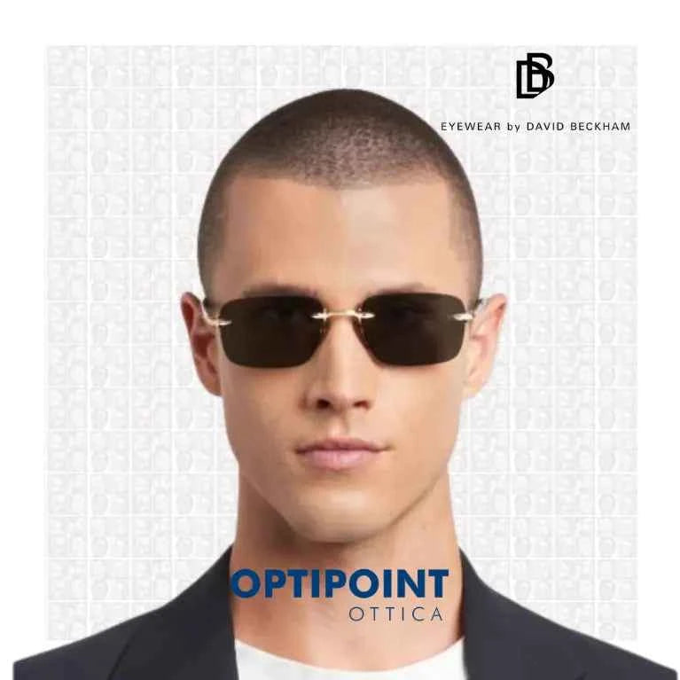 DAVID BECKHAM DB1195/S RHL ORO NERO OCCHIALI DA SOLE