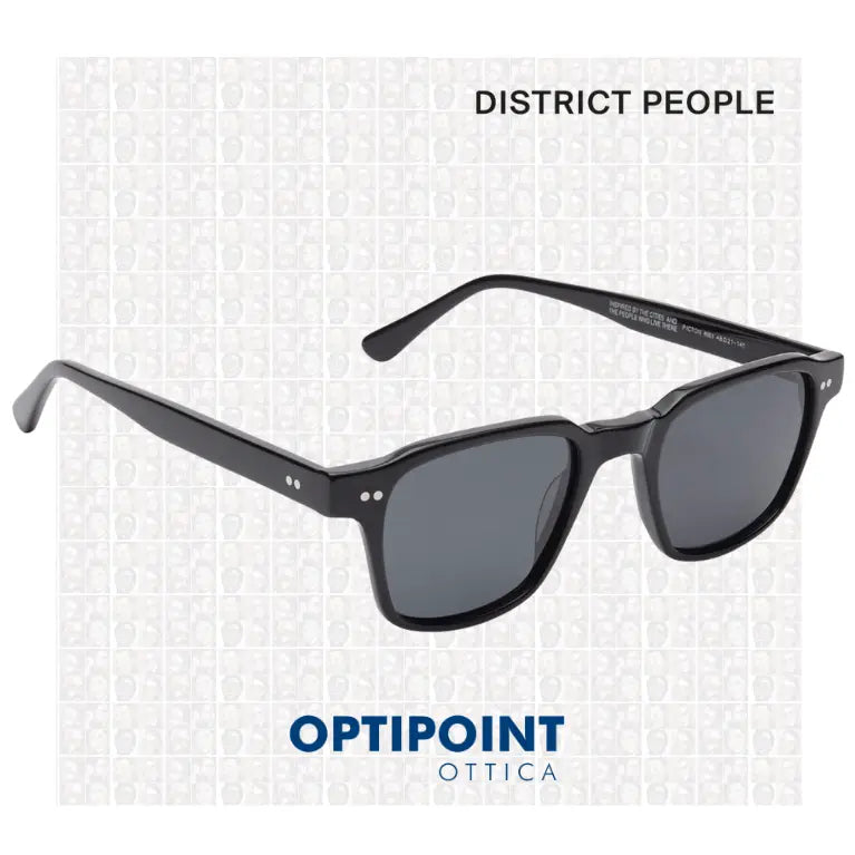 DISTRICT PEOPLE PICTON NERO OCCHIALI DA SOLE