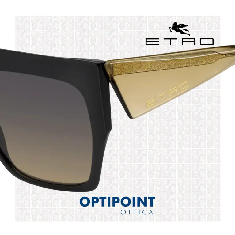 ETRO 0122/S 71C NERO GIALLO OCCHIALI DA SOLE