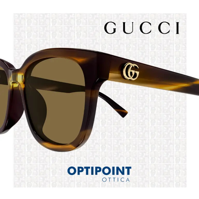 GUCCI GG2126SK 003 MARRONE STRIATO OCCHIALI DA SOLE