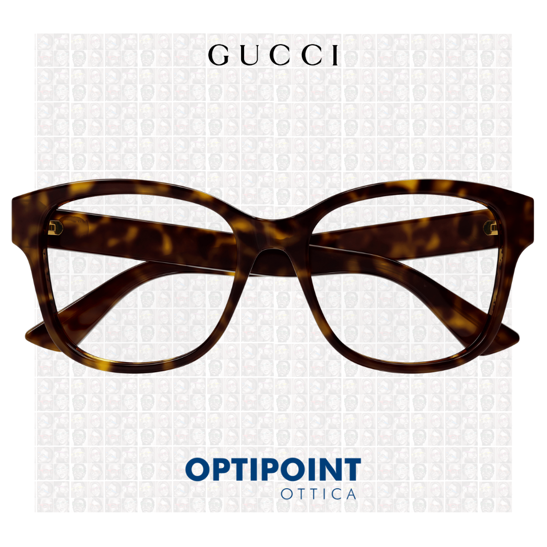 GUCCI GG1340O 002 MARRONE OCCHIALI DA VISTA