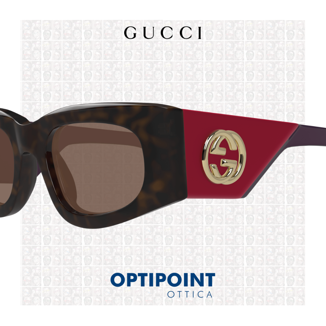 GUCCI GG1664S 004 HAVANA VIOLA OCCHIALI DA SOLE