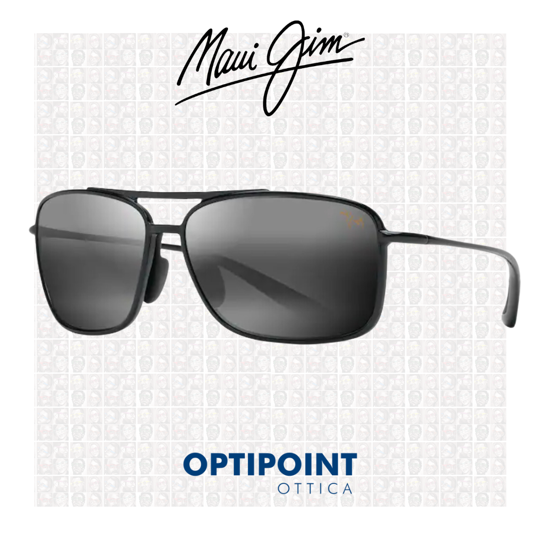 MAUI JIM KAUPO GAP NERO LUCIDO OCCHIALI DA SOLE