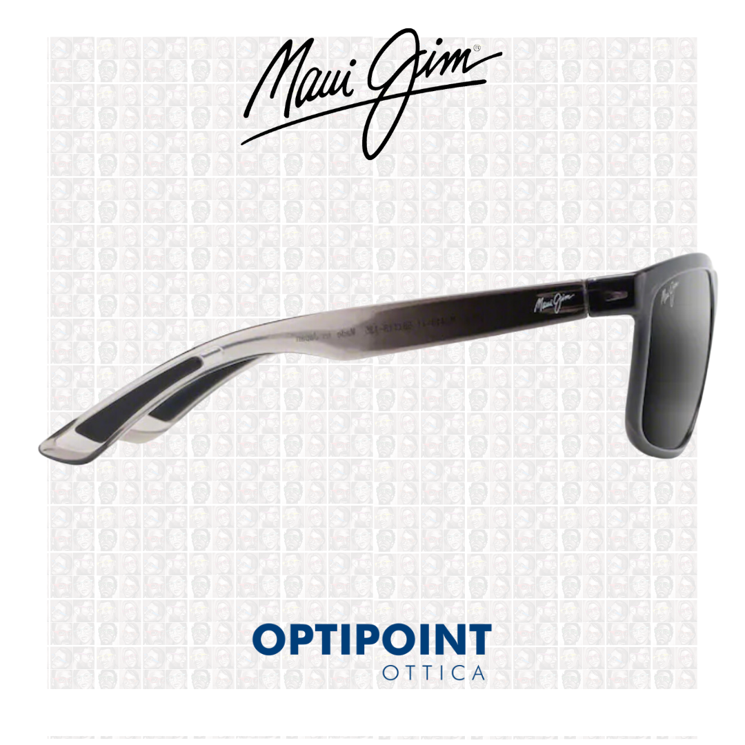 MAUI JIM HUELO GRIGIO TRASLUCIDO OCCHIALI DA SOLE