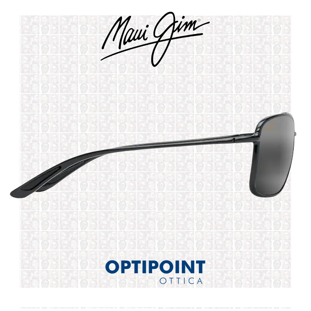 MAUI JIM KAUPO GAP NERO LUCIDO OCCHIALI DA SOLE