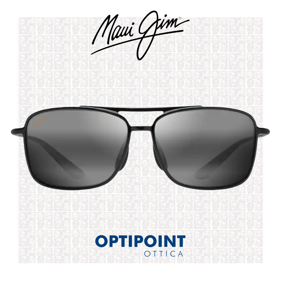 MAUI JIM KAUPO GAP NERO LUCIDO OCCHIALI DA SOLE