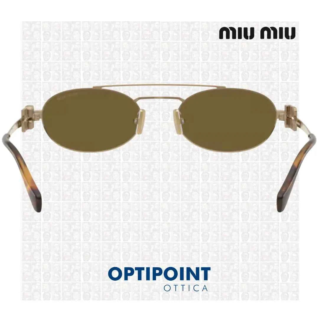 MIUMIU MU 54ZS 7OE09Z ORO OTTONE OCCHIALI DA SOLE