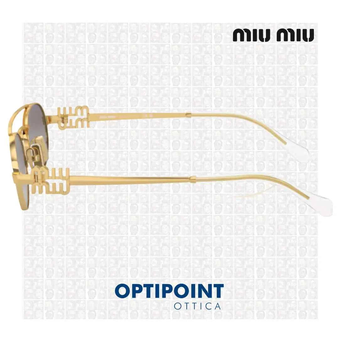 MIUMIU MU 54ZS 5AK30C ORO OCCHIALI DA SOLE