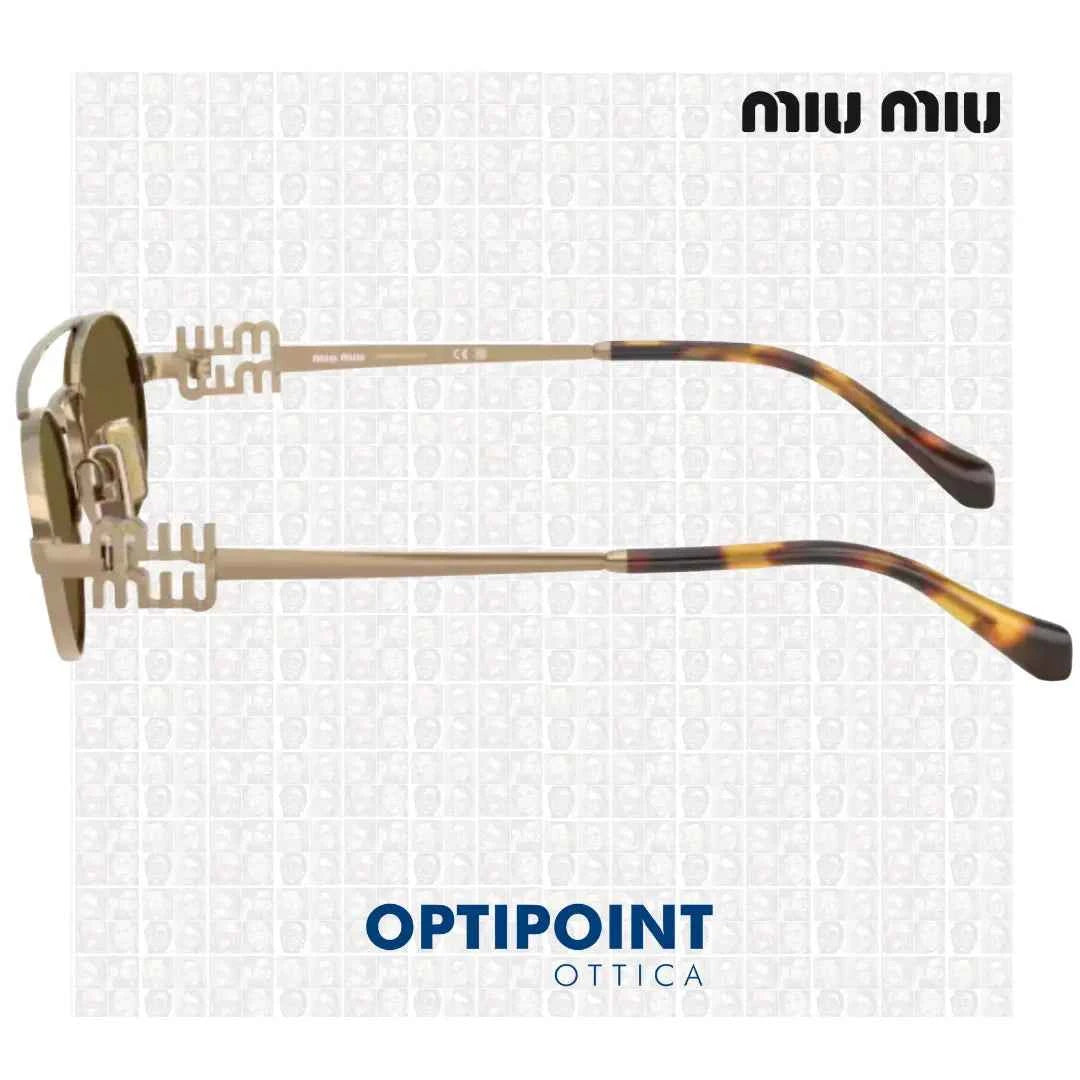 MIUMIU MU 54ZS 7OE09Z ORO OTTONE OCCHIALI DA SOLE