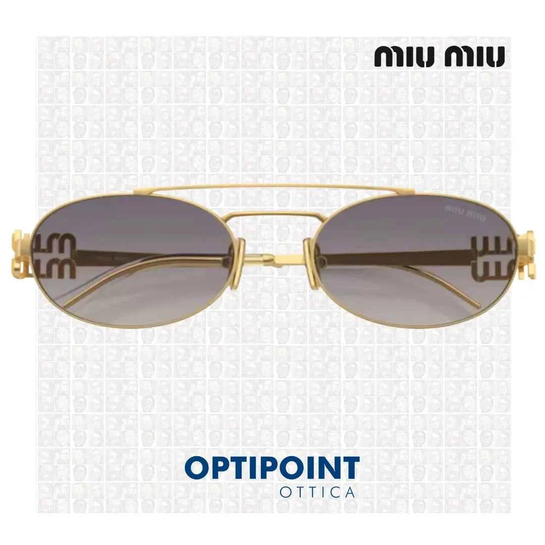 MIUMIU MU 54ZS 5AK30C ORO OCCHIALI DA SOLE