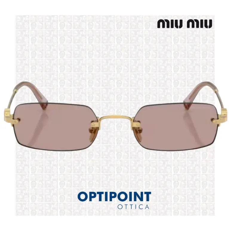 MIUMIU MU B50S 5AK20I ORO OCCHIALI DA SOLE