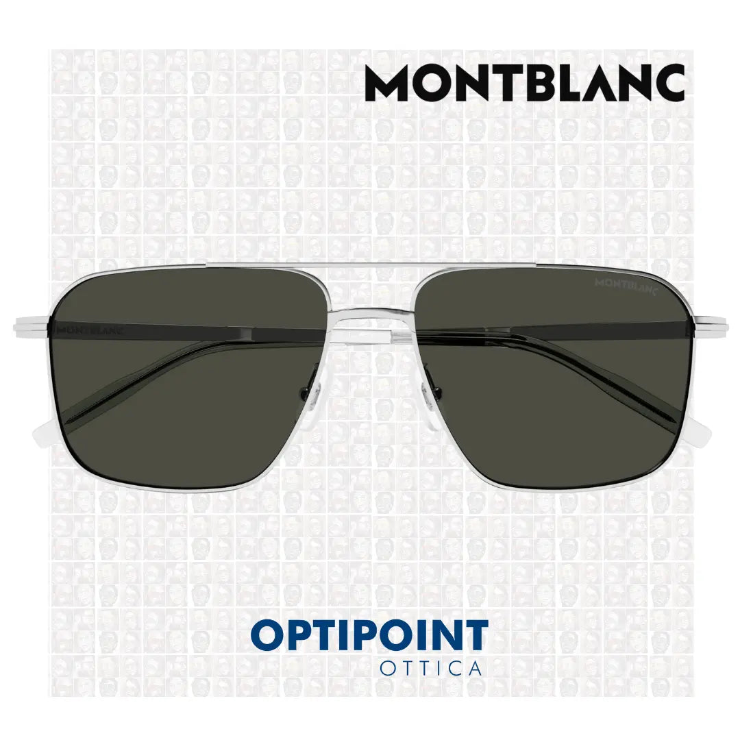MONTBLANC MB0278S 001 ARGENTO OCCHIALI DA SOLE
