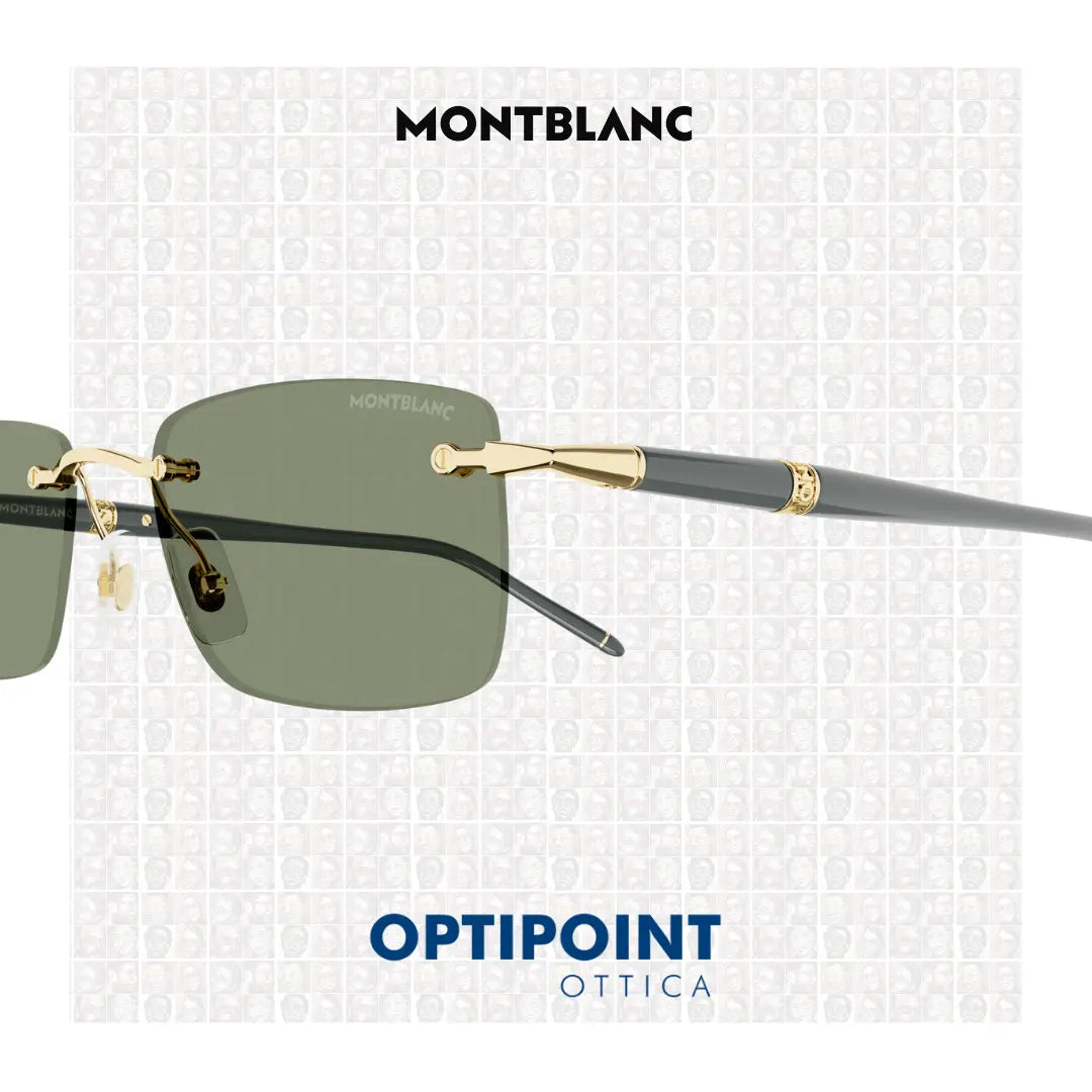 MONTBLANC MB0344S 005 GRIGIO OCCHIALI DA SOLE