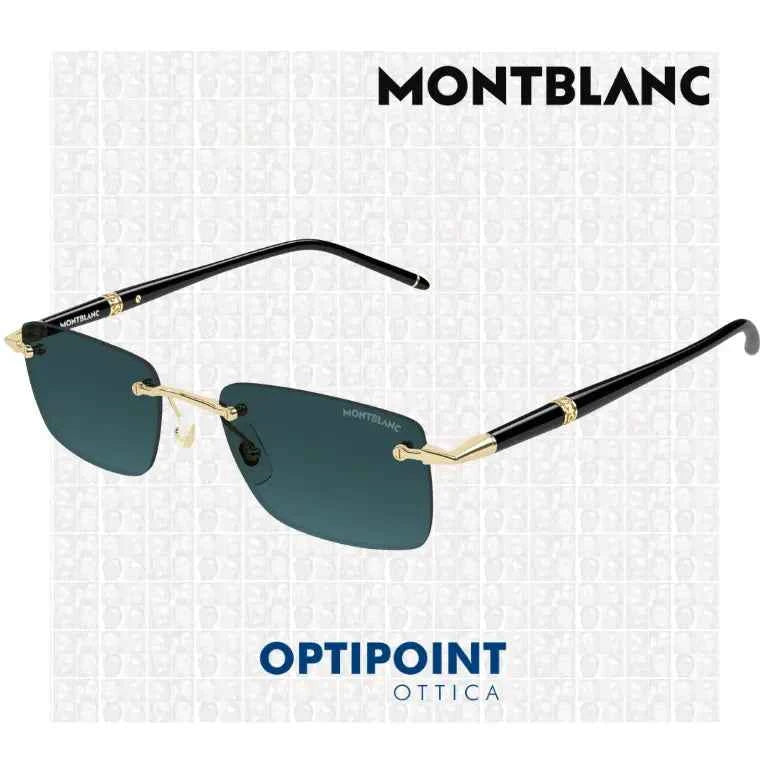 MONTBLANC MB0344S 008 NERO ORO OCCHIALI DA SOLE