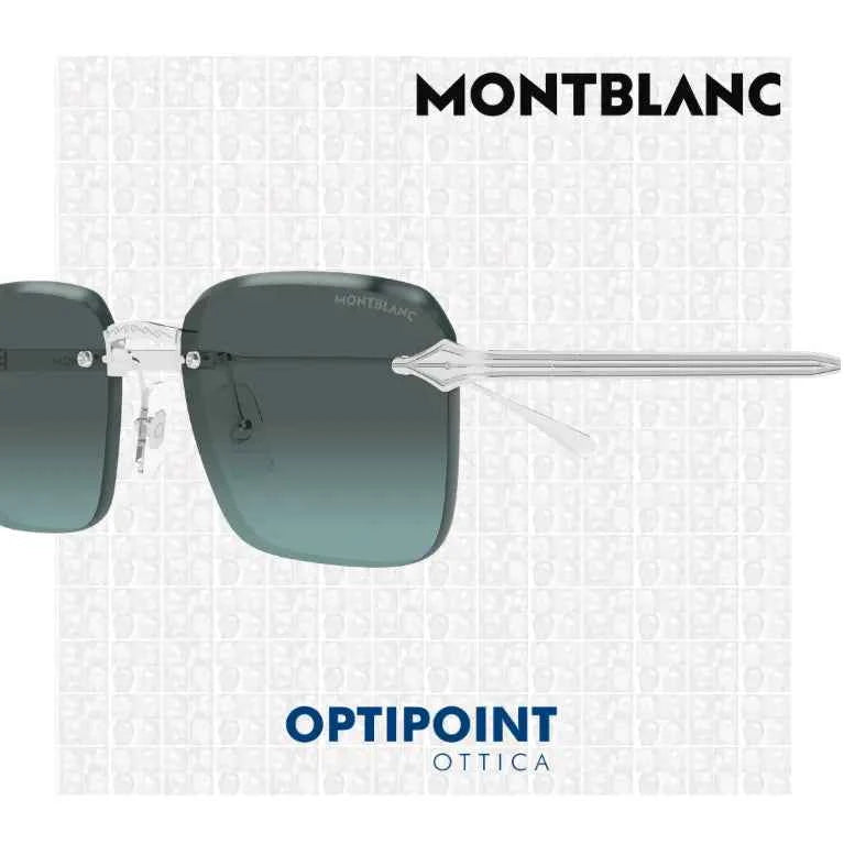 MONTBLANC MB0456S 002 ARGENTO OCCHIALI DA SOLE