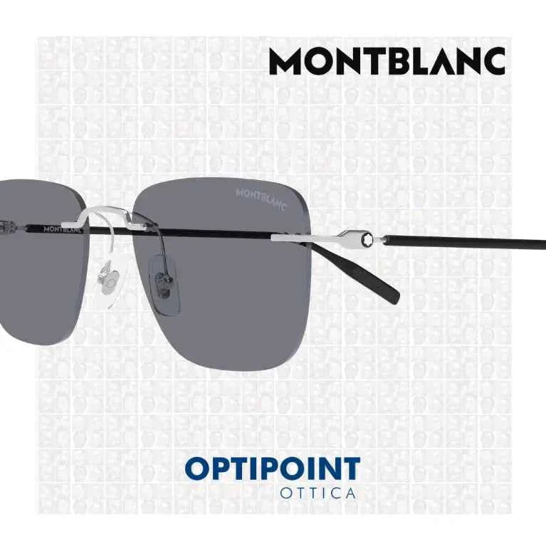 MONTBLANC MB0470S 002 ARGENTO OCCHIALI DA SOLE