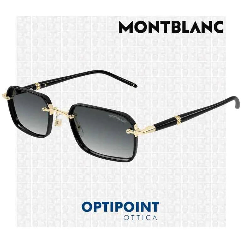 MONTBLANC MB0483S 001 ORO NERO OCCHIALI DA SOLE