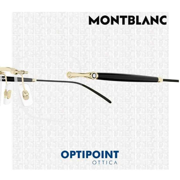 MONTBLANC MB0411O 001 NERO ORO OCCHIALI DA VISTA