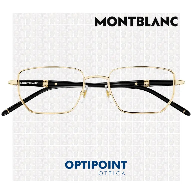 MONTBLANC MB0347O 004 NERO ORO OCCHIALI DA VISTA