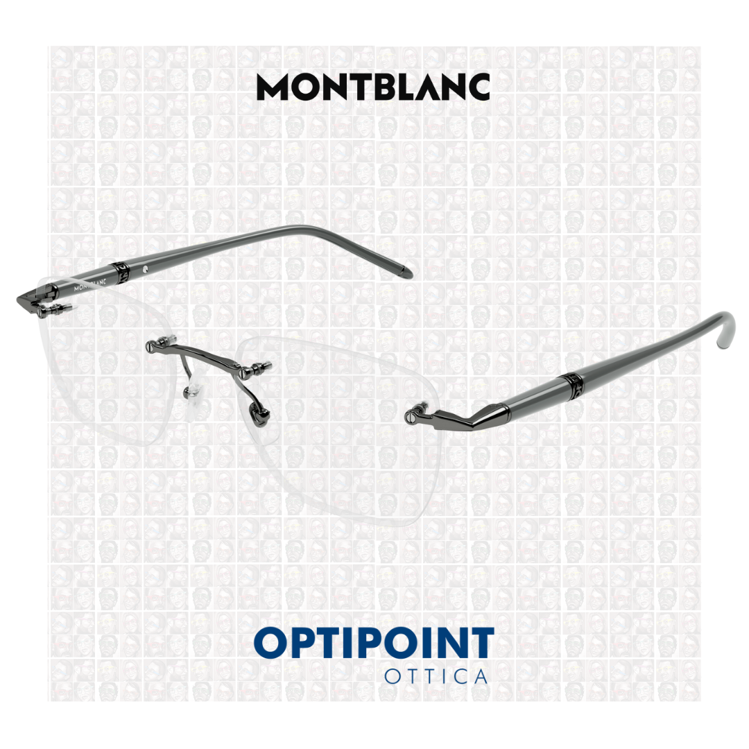 MONTBLANC MB0346O 003 GRIGIO OCCHIALI DA VISTA