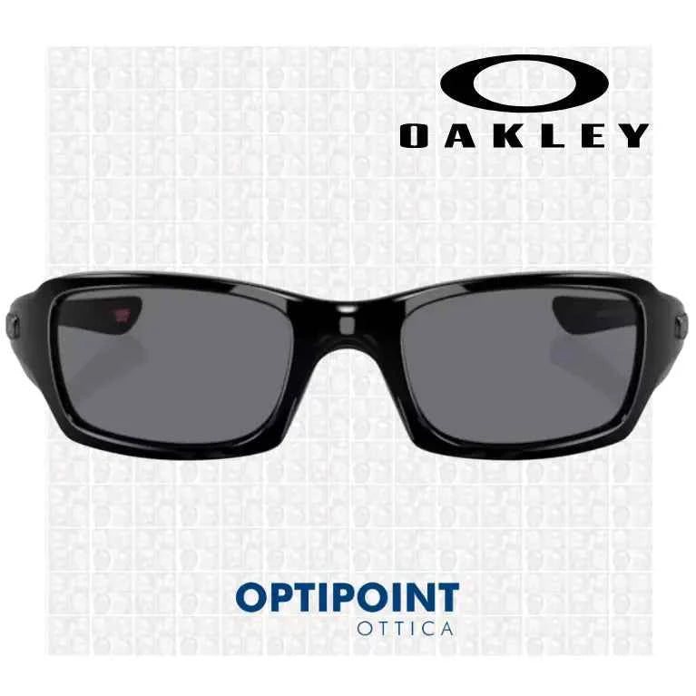 OAKLEY FIVES SQUARED NERO LUCIDO OCCHIALI DA SOLE
