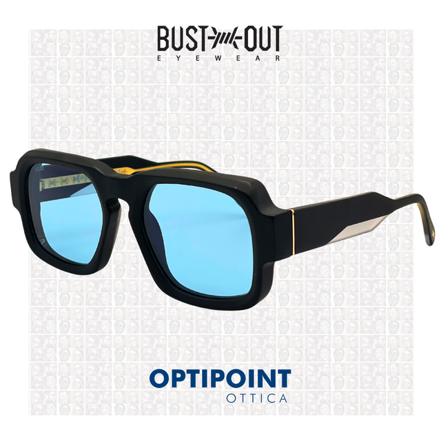 BUST OUT SILVESTER NERO OPACO OCCHIALI DA SOLE - Optipoint - Lux S.r.l.