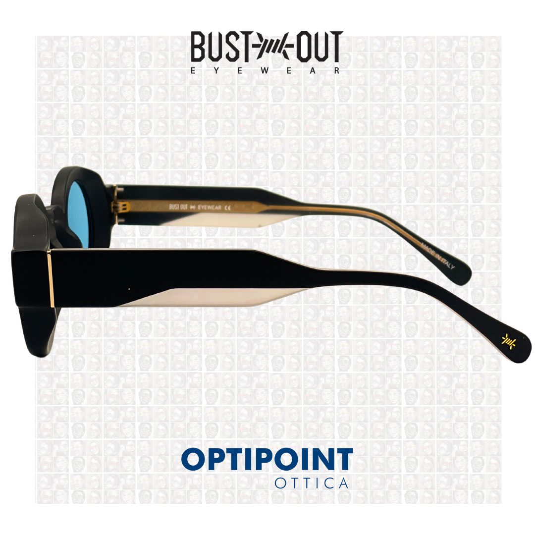 BUST OUT WOODY NERO OPACO OCCHIALI DA SOLE - Optipoint - Lux S.r.l.