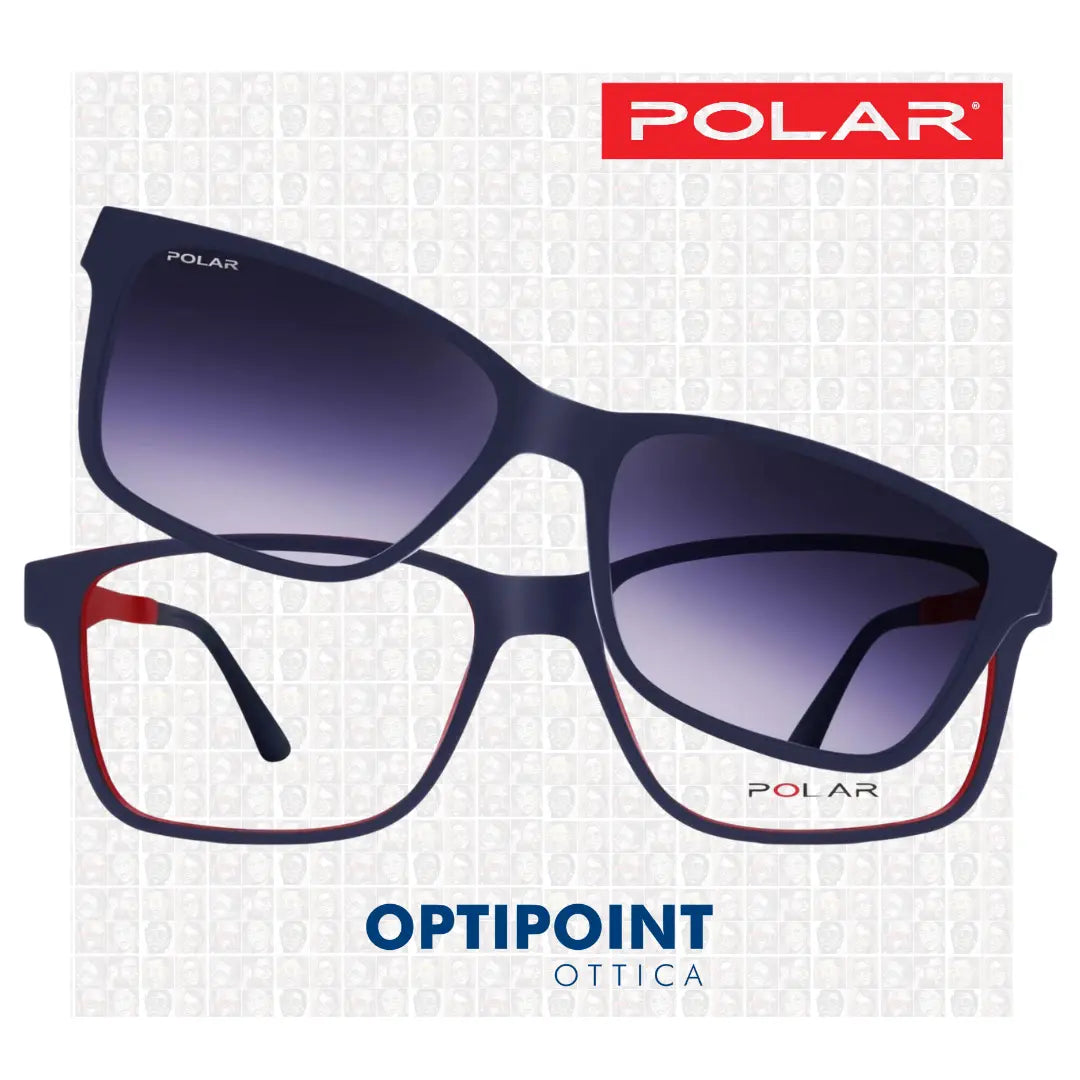 POLAR CLIP-ON 403 - 70 BLU OCCHIALI DA VISTA