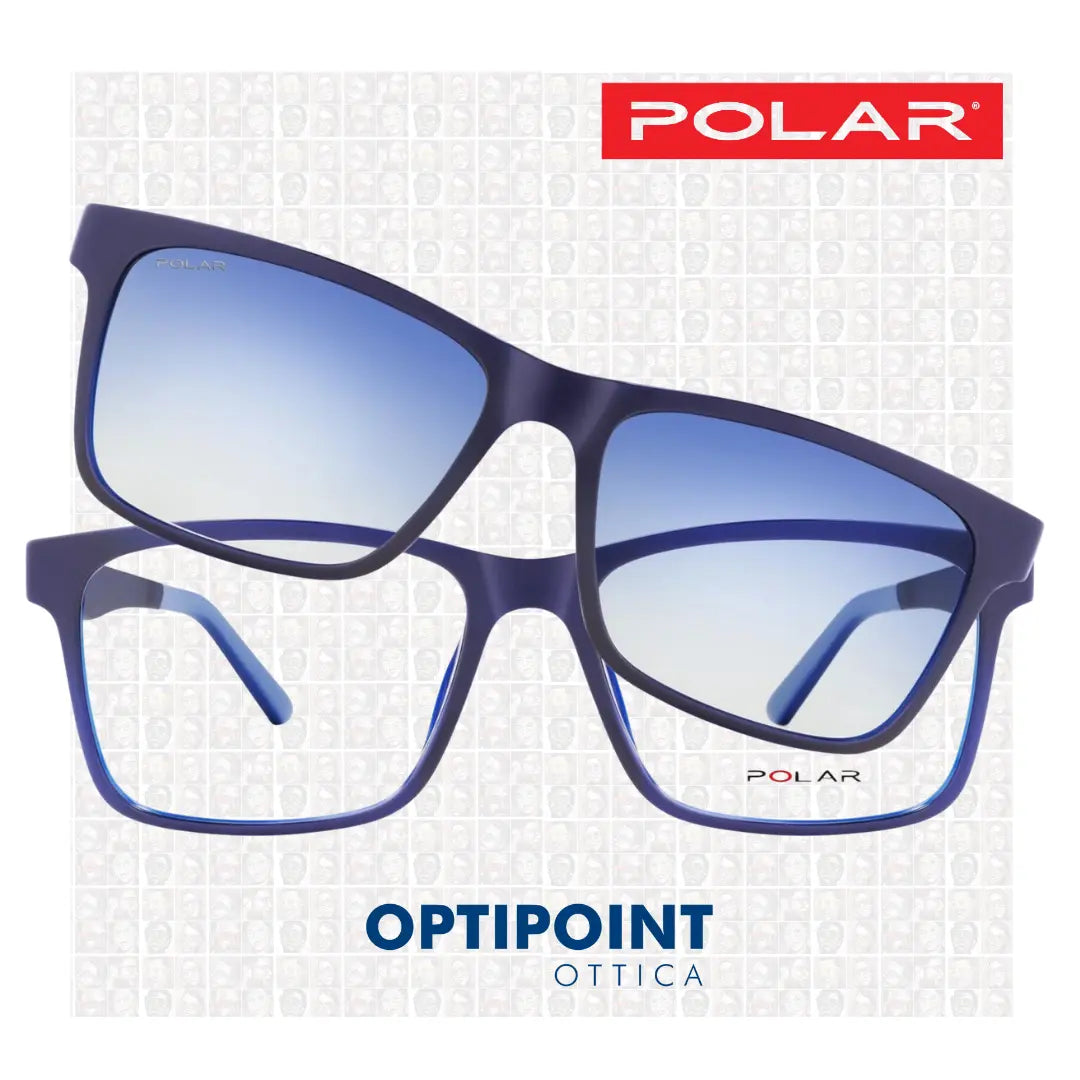 POLAR CLIP-ON 528 - 20 BLU OCCHIALI DA VISTA