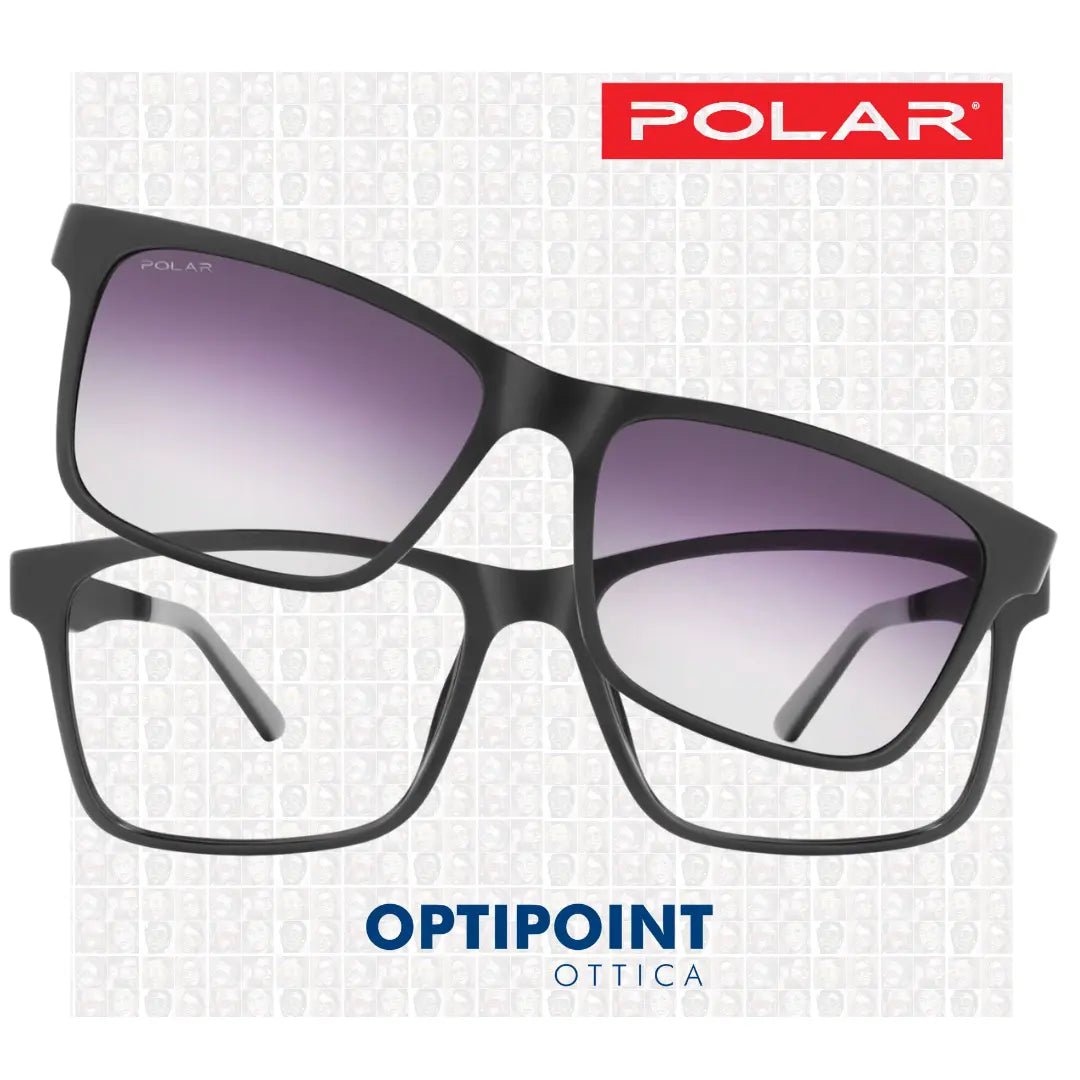 POLAR CLIP-ON 528 - 27 NERO OCCHIALI DA VISTA