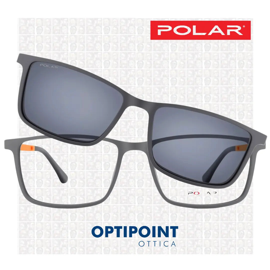 POLAR CLIP-ON 545 - 48 GRIGIO OCCHIALI DA VISTA