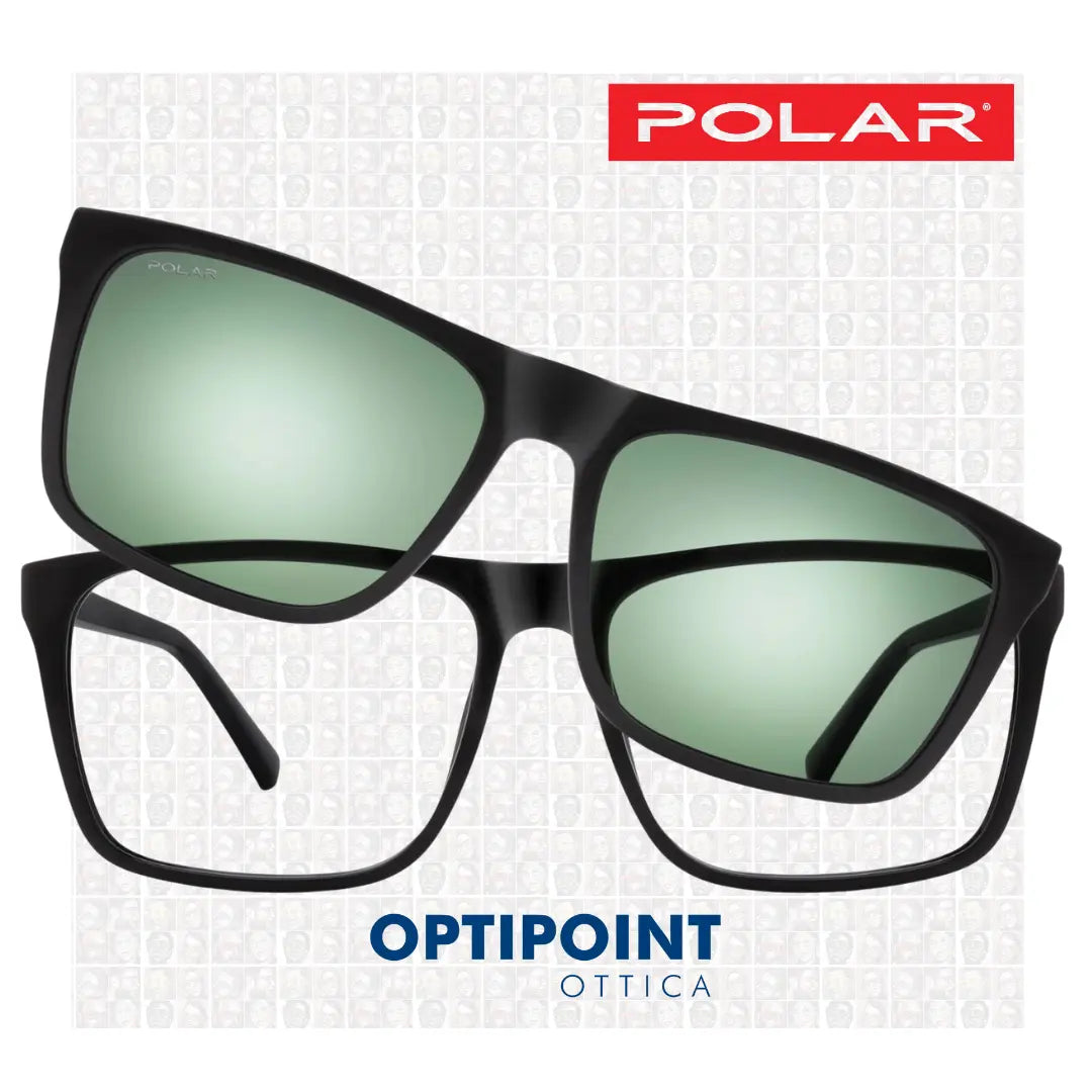 POLAR CLIP-ON 610 - 76 NERO OCCHIALI DA VISTA