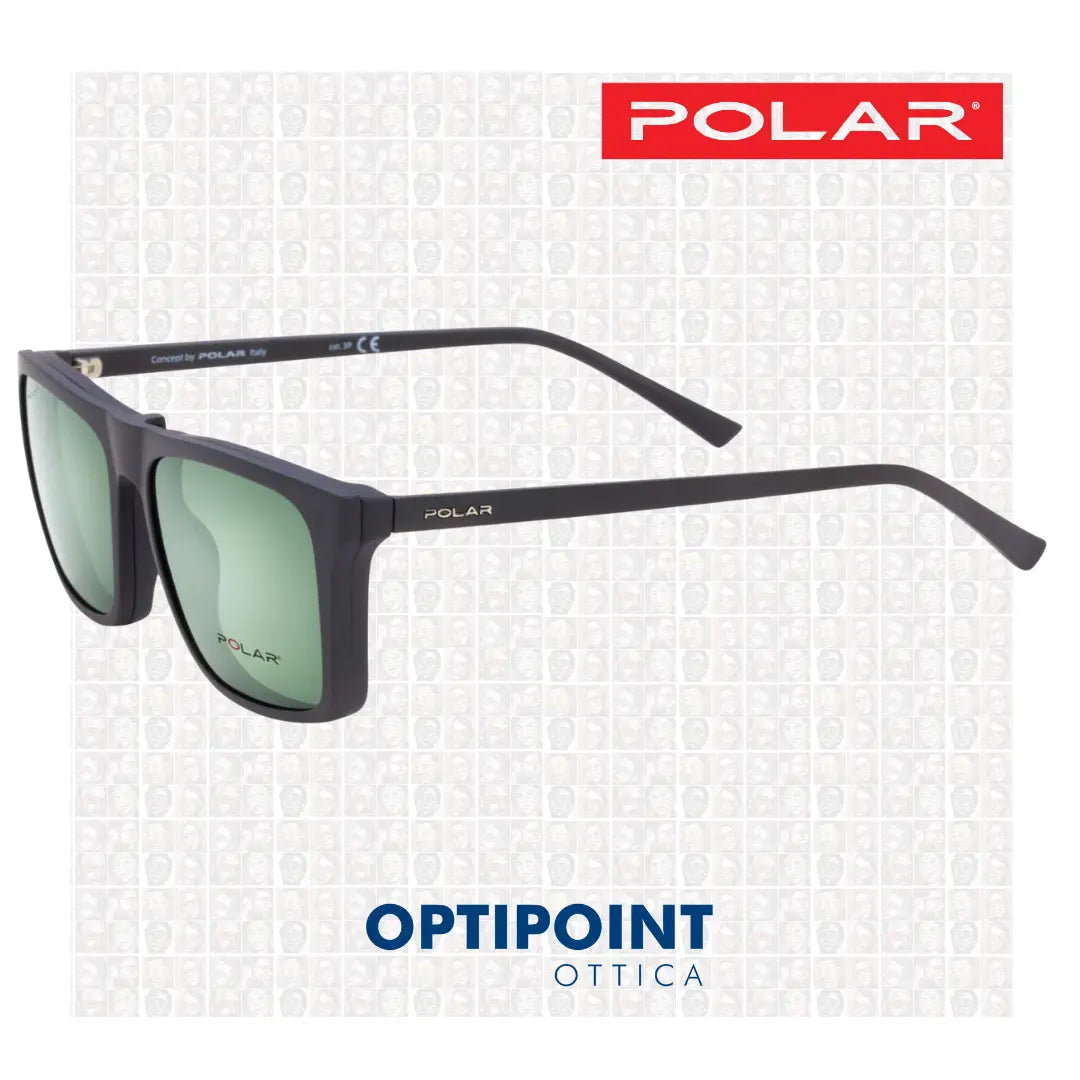 POLAR CLIP-ON 610 - 76 NERO OCCHIALI DA VISTA