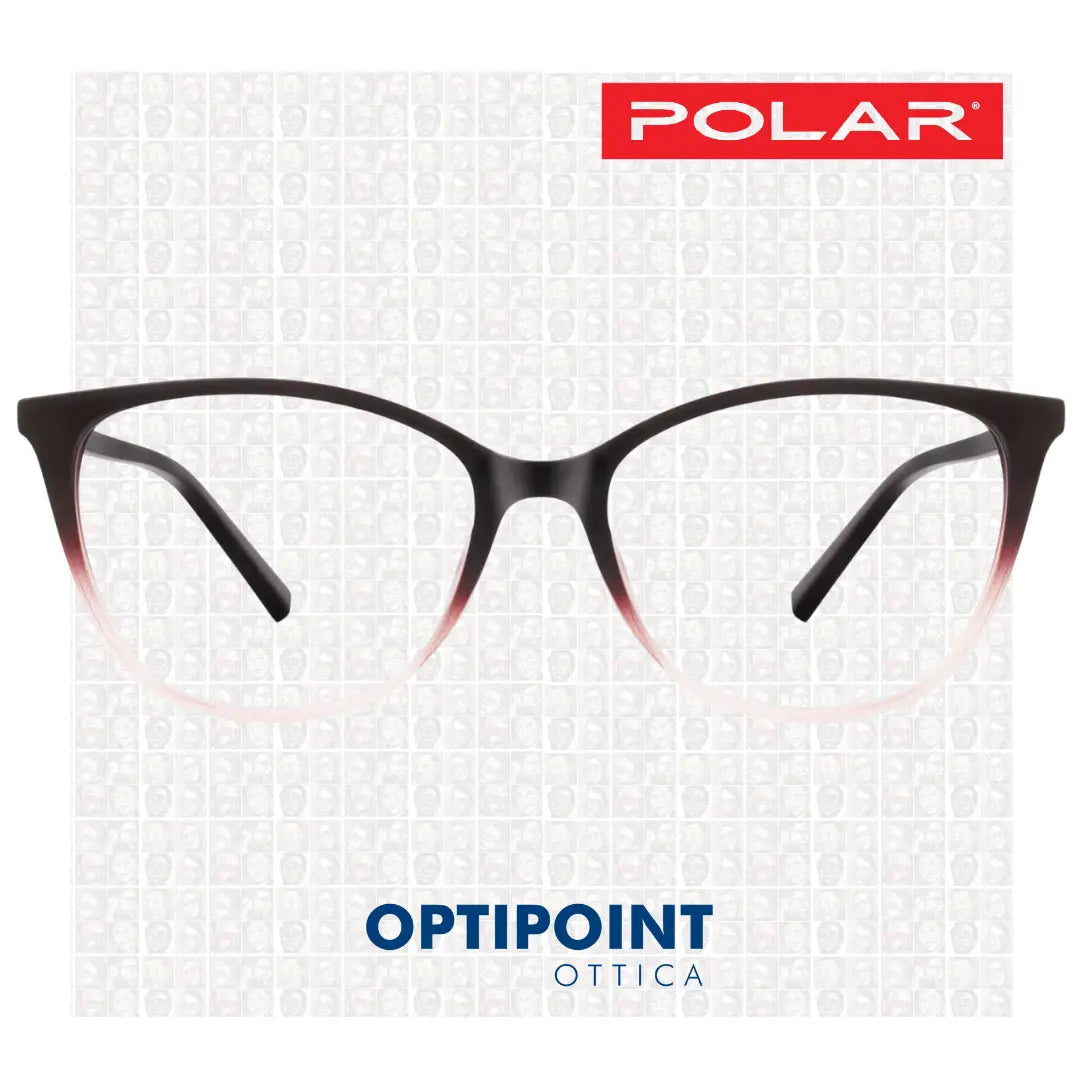 POLAR CLIP-ON 624 - 430 NERO ROSA OCCHIALI DA VISTA