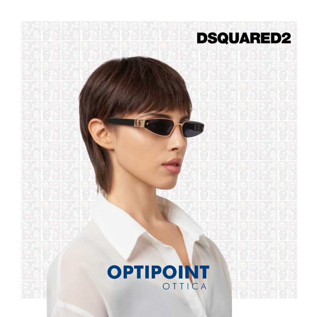 DSQUARED D2 0168/S NERO ORO OCCHIALI DA SOLE - Optipoint - Lux S.r.l.
