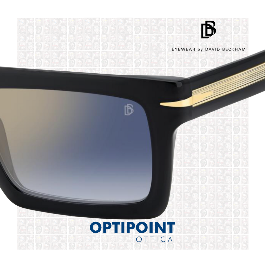 DAVIDE BECKHAM DB7126/S 2M2IV NERO OCCHIALI DA SOLE - Optipoint - Lux S.r.l.
