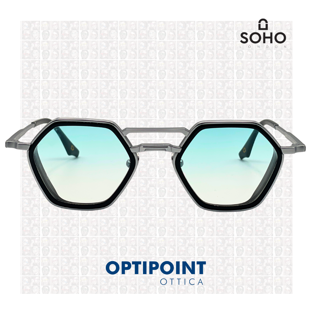 SOHO LAMBETH ARGENTO NERO OCCHIALI DA SOLE - Optipoint - Lux S.r.l.