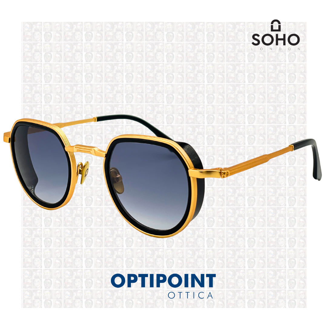 SOHO BARNET ORO - NERO OCCHIALI DA SOLE - Optipoint - Lux S.r.l.