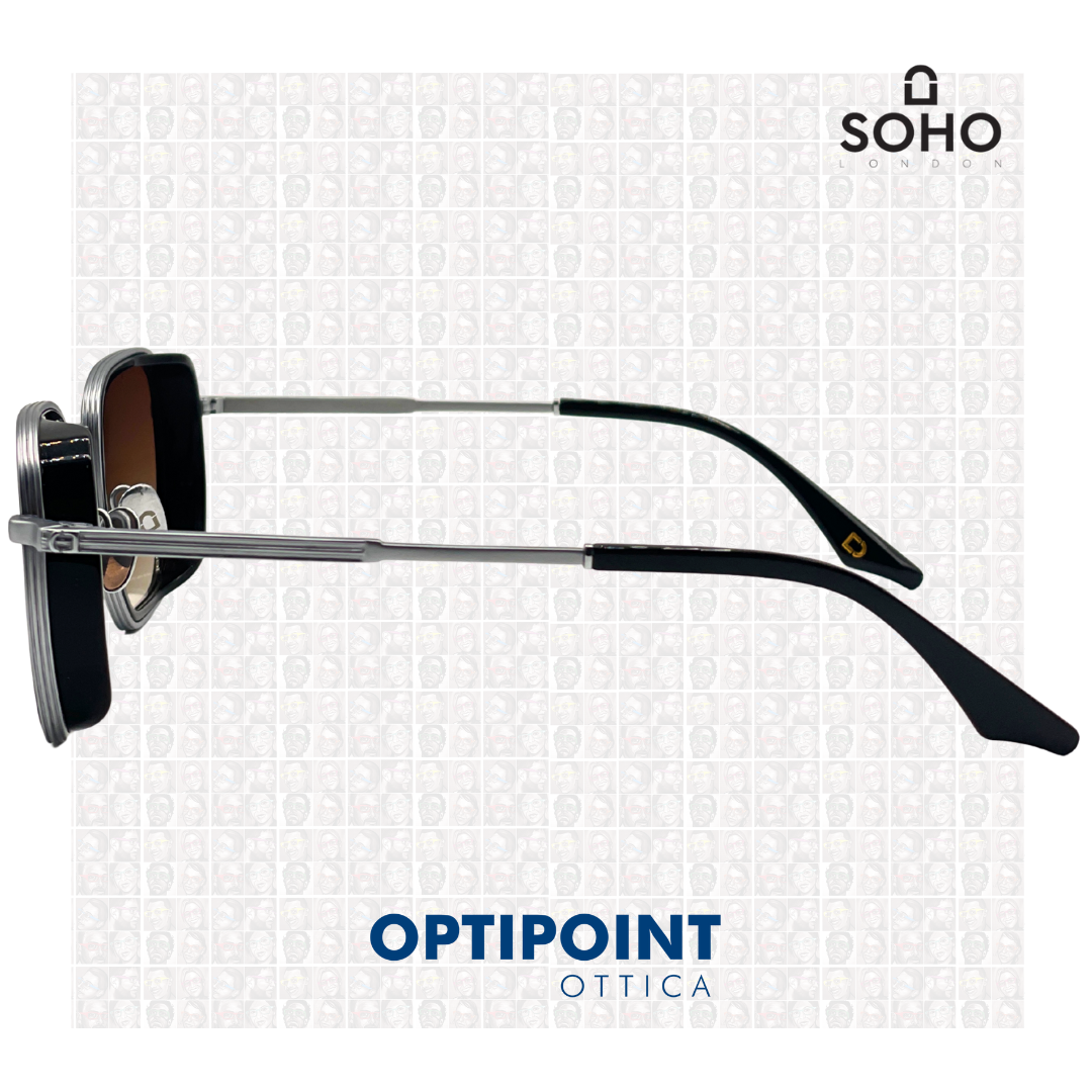 SOHO CAMDEN NERO ARGENTO OCCHIALI DA SOLE - Optipoint - Lux S.r.l.