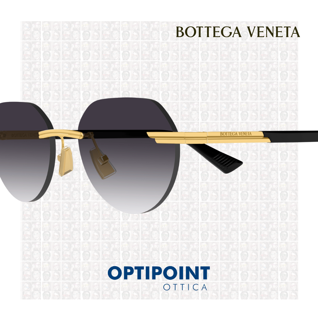 BOTTEGA VENETA BV1379S 001 ORO NERO OCCHIALI DA SOLE - Optipoint - Lux S.r.l.