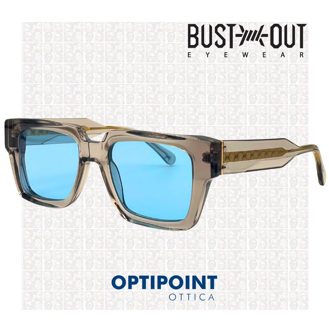BUST OUT DENZEL CRISTALLO GRIGIO OCCHIALI DA SOLE - Optipoint - Lux S.r.l.