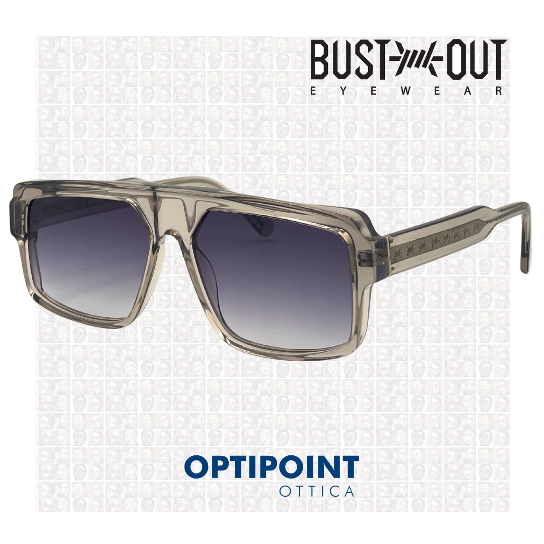 BUST OUT ROGER CRISTALLO GRIGIO OCCHIALI DA SOLE - Optipoint - Lux S.r.l.