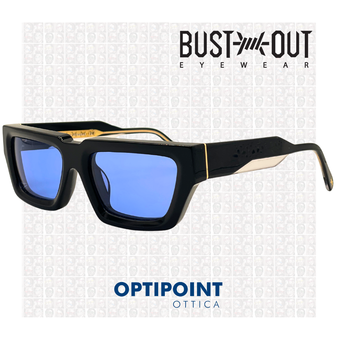 🎁 BUST OUT RICKY NERO OCCHIALI DA SOLE (100% off)