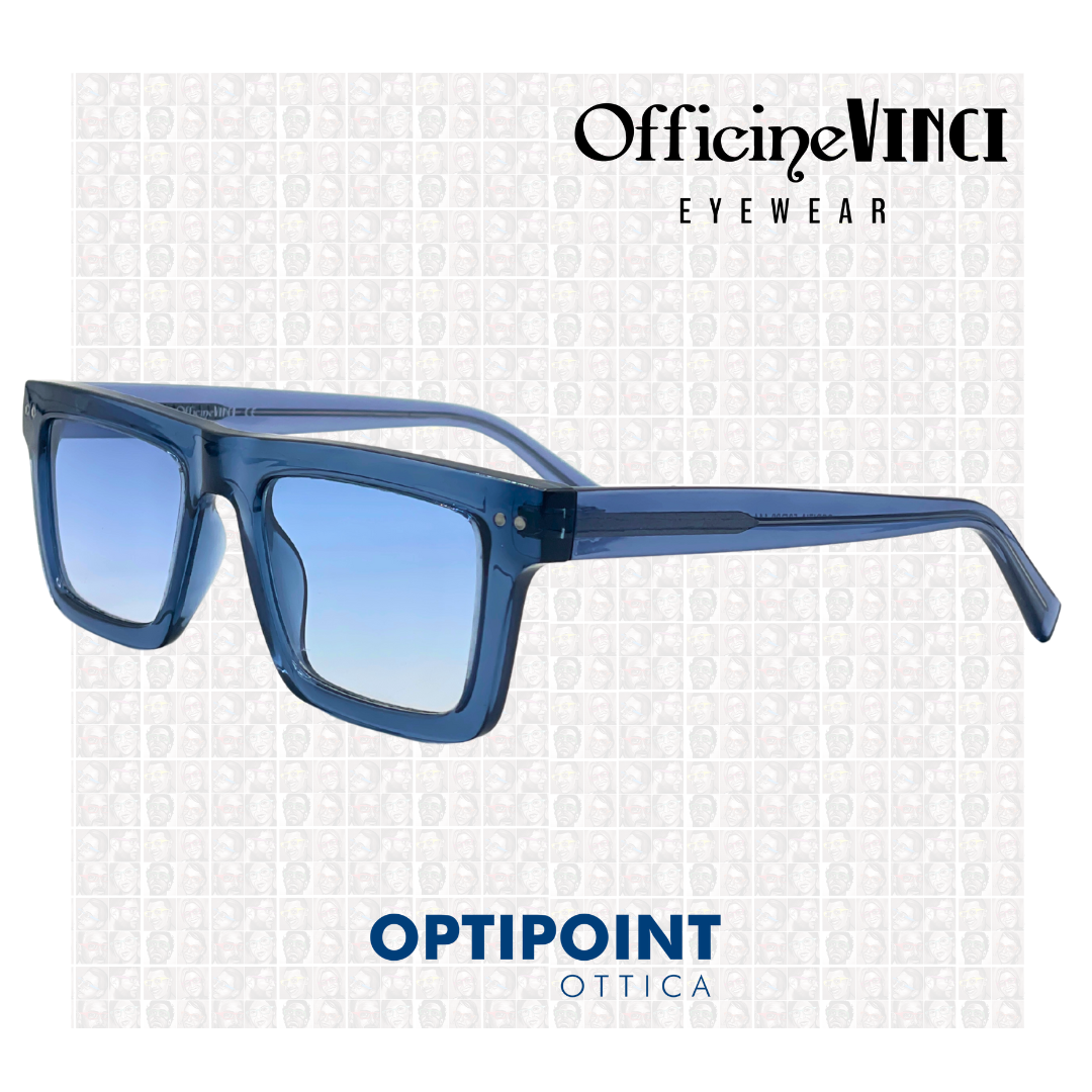 OFFICINE VINCI GORIZIA BLU CRISTALLO OCCHIALI DA SOLE - Optipoint - Lux S.r.l.