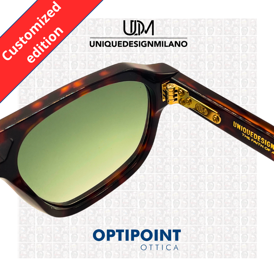 UDM THE RICHIE HAVANA SCURO CUSTOMIZZATO OCCHIALI DA SOLE - Optipoint - Lux S.r.l.