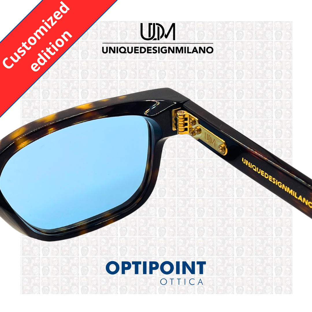 UDM FRAME25 HAVANA SCURO CUSTOMIZZATO OCCHIALI DA SOLE - Optipoint - Lux S.r.l.