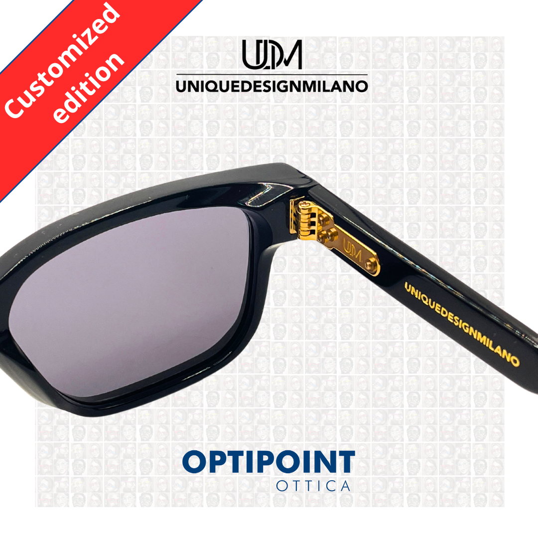 UDM FRAME25 NERO CUSTOMIZZATO OCCHIALI DA SOLE - Optipoint - Lux S.r.l.