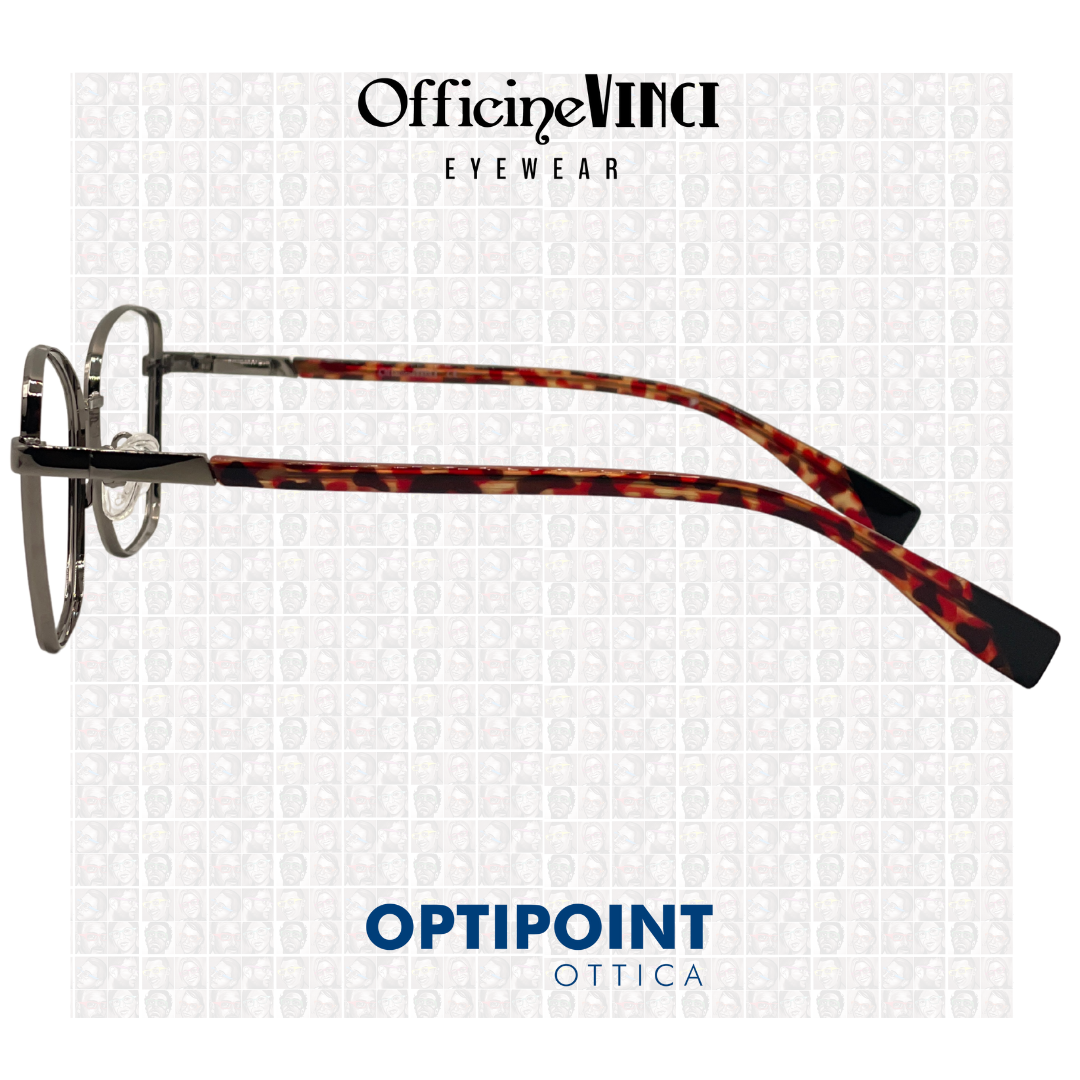 OFFICINE VINCI SABAUDIA GUN METAL OCCHIALI DA VISTA - Optipoint - Lux S.r.l.