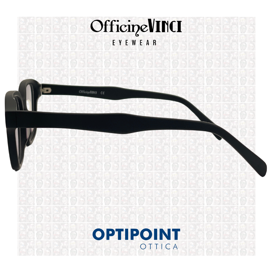 OFFICINE VINCI BERLIN NERO OPACO OCCHIALI DA VISTA - Optipoint - Lux S.r.l.