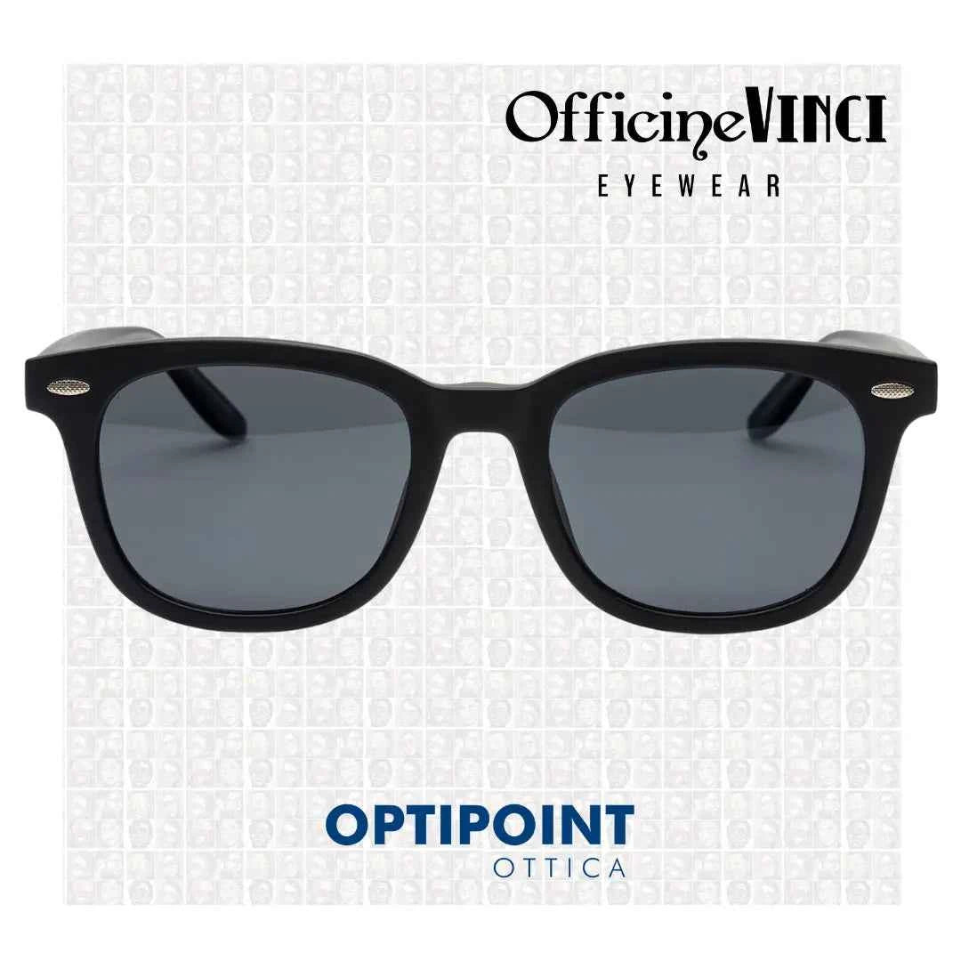 OFFICINE VINCI CLIP-ON CAPRI NERO OPACO OCCHIALI DA VISTA